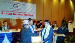 尼泊爾副總理親手向紅獅項目頒發(fā)投資榮譽獎