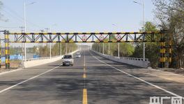 天津鐵建承建唐山銀河路跨京哈鐵路立交橋通車(chē)