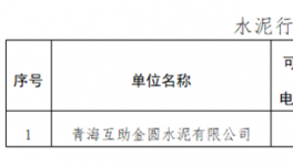 金圓水泥入圍青海水泥行業(yè)能效“領(lǐng)跑者”