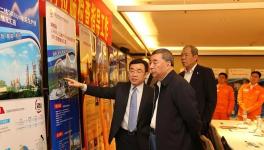 在阿根廷訪問期間，宋志平一行前往承建水泥項目考察調(diào)研