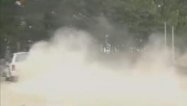 曝光!碎石場無任何抑塵措施 揚塵污染嚴重