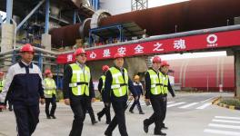 河南省副省長一行蒞臨洛陽中聯(lián)水泥廠調(diào)研指導(dǎo)工作