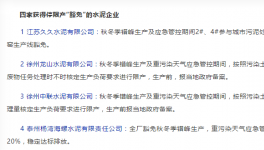 江蘇省公布第一批秋冬季錯峰、重污染管控停限產(chǎn)豁免企業(yè)名單