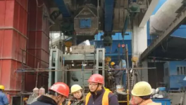 武保部也加入火熱進行5號窯大修工作