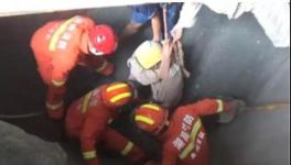 緊急救援！湖南一混凝土企業(yè)工人因操作不慎掉入水泥坑！