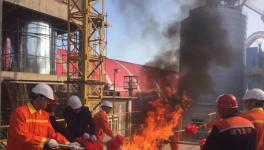 這個地區(qū)又一條日產(chǎn)3200噸水泥熟料生產(chǎn)線點(diǎn)火！