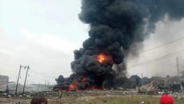 慘烈！卡車沖進(jìn)液化氣瓶堆引發(fā)爆炸！已致15人死亡！