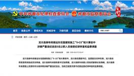 8死1傷事故，5名公職人員涉違紀(jì)被調(diào)查！