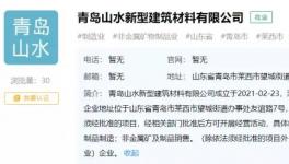 山水水泥于青島建“山水新建”公司，持股100%！