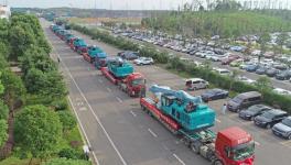 批量出口非洲！山河智能一體化潛孔鉆機(jī)助力“一帶一路”建設(shè)