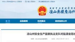 應(yīng)急管理局通報(bào)：鹽源金冠水泥被查出多處問題！