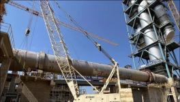 又一家水泥企業(yè)3500t/d熟料生產(chǎn)線回轉(zhuǎn)窯順利合龍！