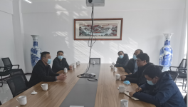 吳忠市委副書(shū)記一行蒞臨寧夏豪龍建材有限公司調(diào)研